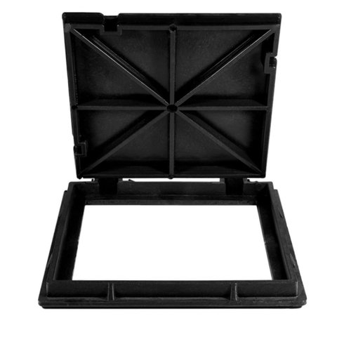 Tampão Articulado Preto Reforçado 60 X 60 Cm - 1646 - Estrela