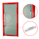 Ver imagem 2 de Porta Alumínio Murano c/Puxador e.Vermelho 90 Brimak