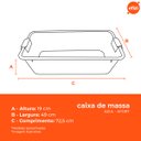 Ver imagem 3 de Caixa de Massa 40 Litros Azul Afort