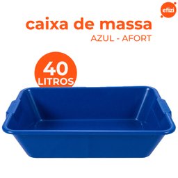 Caixa de Massa 40 Litros Azul Afort - 2