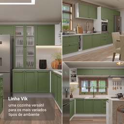 Cristaleira Suspensa 70 Cm 2 Portas de Vidro Vik Madesa - 9