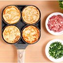 Ver imagem 4 de Frigideira Antiaderente 4 em 1 Panquecas Ovos e Hambúrguer