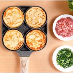 Frigideira Antiaderente 4 em 1 Panquecas Ovos e Hambúrguer - 4