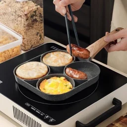 Frigideira Antiaderente 4 em 1 Panquecas Ovos e Hambúrguer - 7
