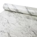 Ver imagem 3 de Papel de Parede Mármore Carrara Vinil Adesivo Impermeável Lavável Pia Box Mesa Cozinha 2m X 60 Cm