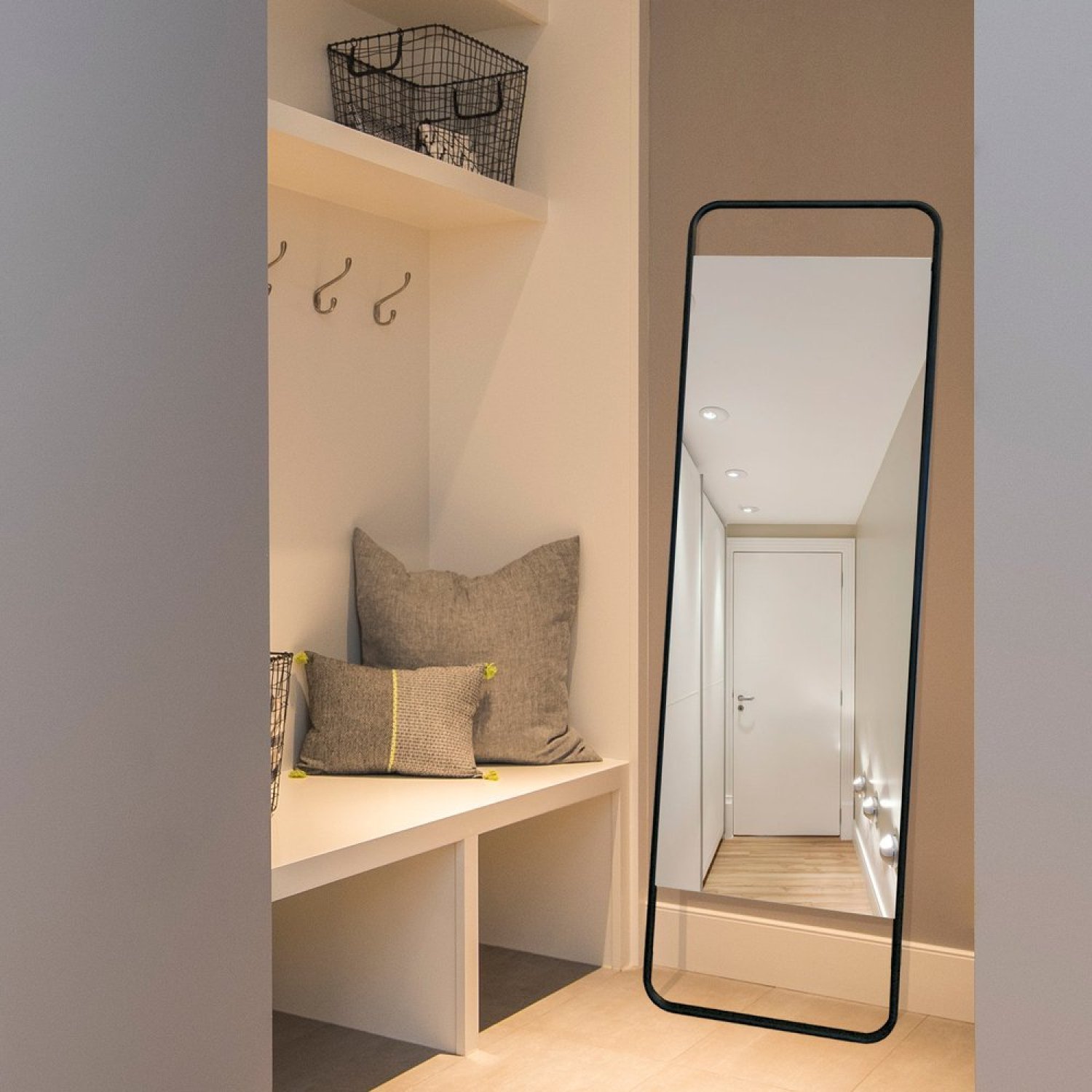 Espelho Decorativo de Chão Curve New 150x40cm In House Decor