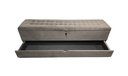 Ver imagem 1 de RECAMIER PUFF BAÚ SAPATEIRA COM GAVETA 1,58 CM PARA CAMA BOX QUEEN SIZE - MARROM