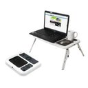 Ver imagem 5 de Mesa Notebook Dobrável 2 Coolers USB Regulável Ergonômico
