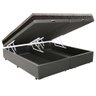 Cama Box Baú Queen Sintético Bipartido + Colchão Elegance Ortopédico Espuma D33 Extra Firme 158x198x - 5