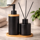 Ver imagem 2 de Conjunto Lavabo Difusor com Bandeja Dispenser Líquido Aromatizador / 374