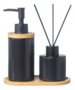Ver imagem 1 de Conjunto Lavabo Difusor com Bandeja Dispenser Líquido Aromatizador / 374