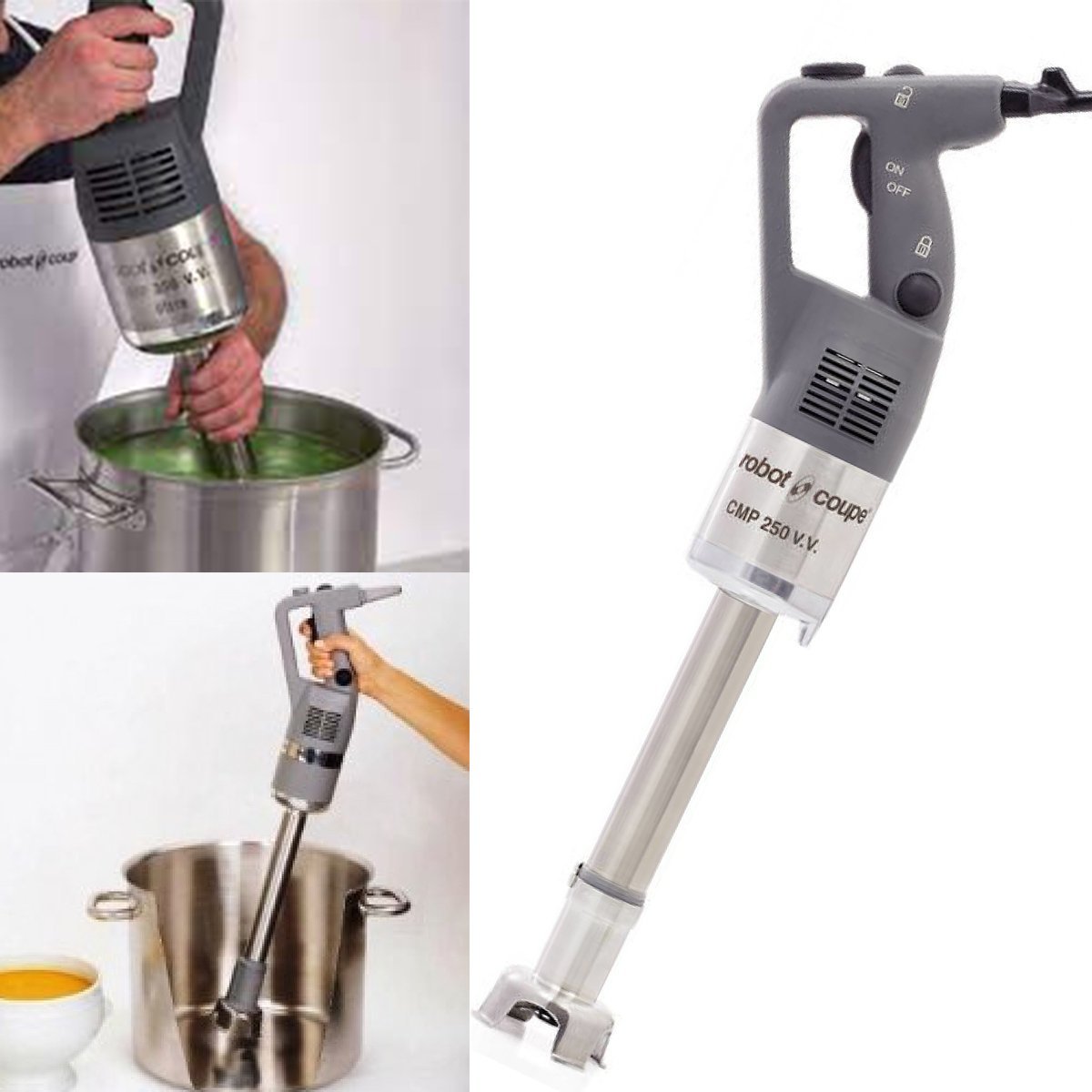 Mixer Triturador Industrial CMP250 310W Cozinha Catering Restaurante