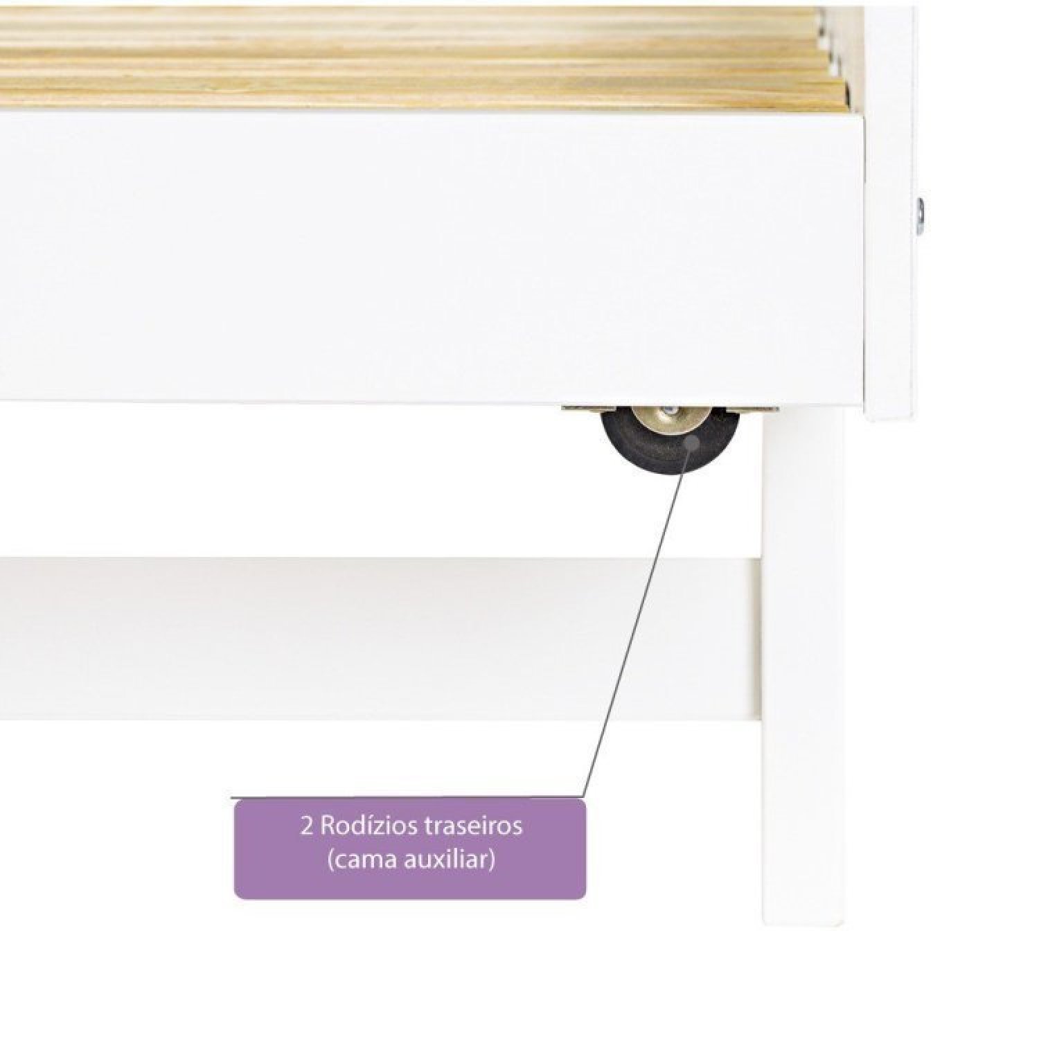 Bicama Solteiro Juvenil Exclusive/Prime Lift com Pés Retráteis Casatema - 9