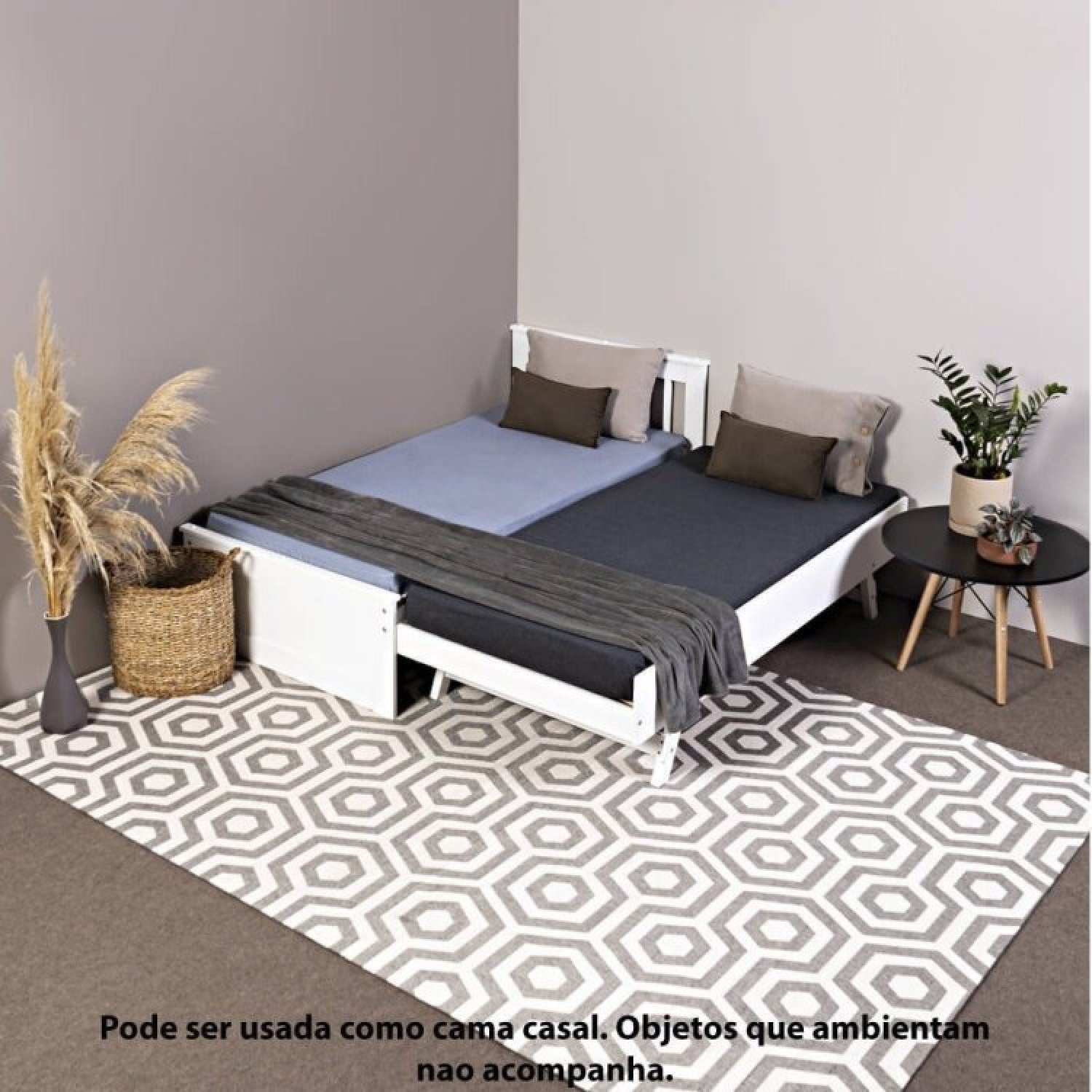Bicama Solteiro Juvenil Exclusive/Prime Lift com Pés Retráteis Casatema - 3