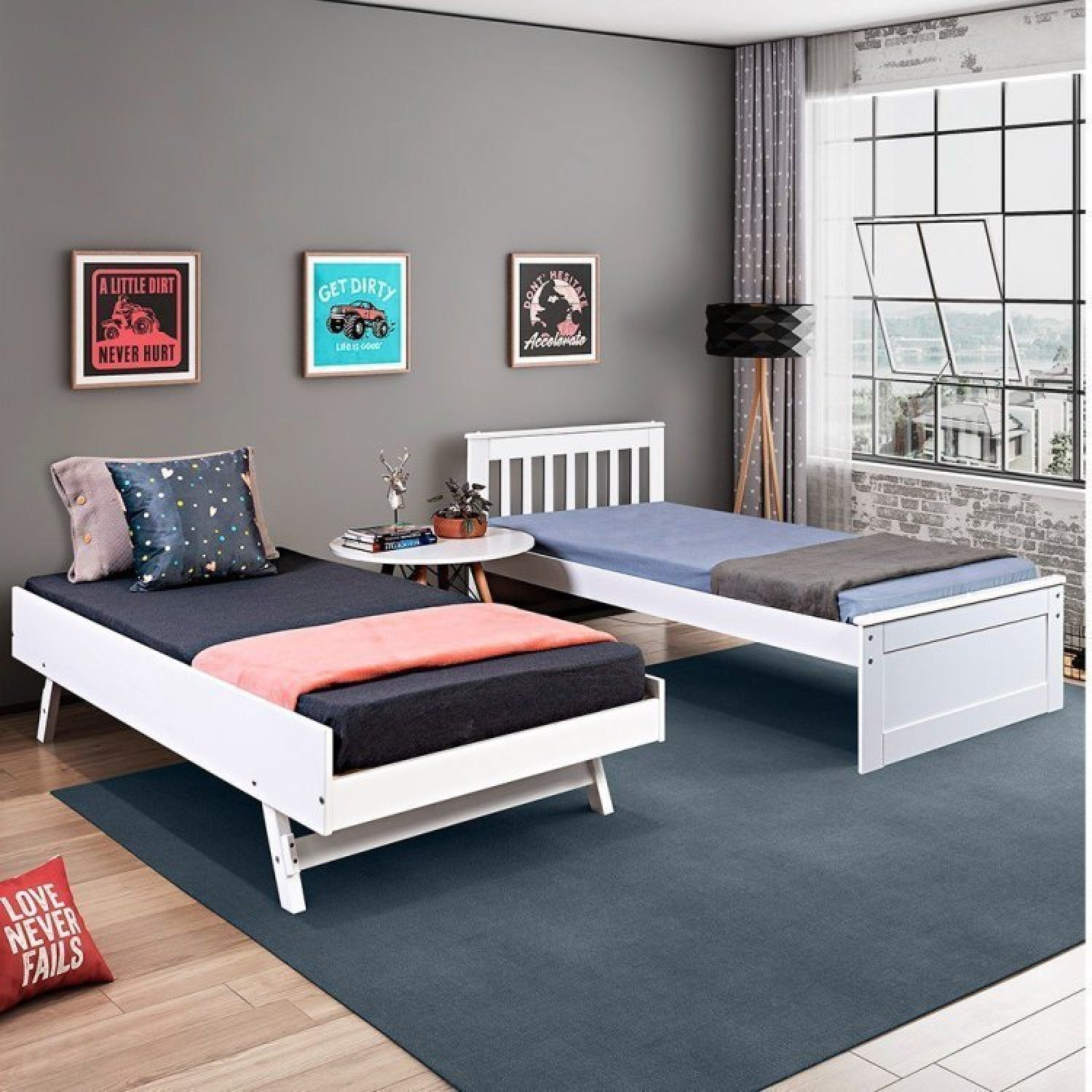 Bicama Solteiro Juvenil Exclusive/Prime Lift com Pés Retráteis Casatema - 1