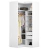 Guarda Roupa Modulado de Canto 3 Peças Sauá YesCasa - 12