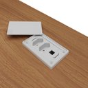 Ver imagem 6 de Mesa para Escritório Home Office em L 170x155cm Unik A02 Freijó Branco - Lyam Decor