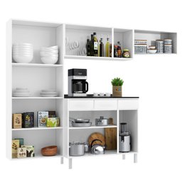 Cozinha de Aço Compacta com Vidro 4 Peças Diamante  - 6