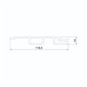 Ver imagem 2 de Ripado Rp1 10cm Super Wpc Marrom Ecovale - 2,85 Metros