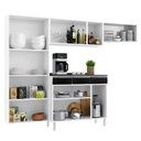 Ver imagem 6 de Cozinha Completa com Vidro 4 Peças 14 Portas 3 Gavetas Diamante Telasul