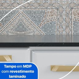 Cozinha de Aço Compacta 4 Peças 12 Portas 1 Gaveta Diamante - 13