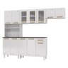 Cozinha de Aço Compacta 4 Peças 12 Portas 1 Gaveta Diamante - 3
