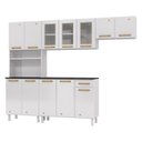 Ver imagem 3 de Cozinha de Aço Compacta 4 Peças 12 Portas 1 Gaveta Diamante