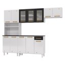 Ver imagem 3 de Cozinha de Aço Compacta 4 Peças 12 Portas 1 Gaveta Diamante