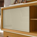Ver imagem 4 de Estante para TV e Home Theater até 75 Polegadas 183,5cmx186,5cm Siena Bege Cumaru/Opala