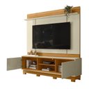 Ver imagem 6 de Estante para TV e Home Theater até 75 Polegadas 183,5cmx186,5cm Siena Bege Cumaru/Opala