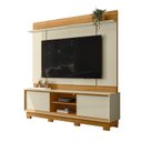 Ver imagem 2 de Estante para TV e Home Theater até 75 Polegadas 183,5cmx186,5cm Siena Bege Cumaru/Opala