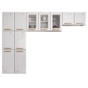 Ver imagem 3 de Cozinha de Aço Compacta 3 Peças com Vidros 11 Portas Diamante Telasul