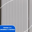 Ver imagem 7 de Cozinha de Aço Compacta 3 Peças com Vidros 11 Portas Diamante Telasul