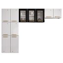 Ver imagem 3 de Cozinha de Aço Compacta 3 Peças com Vidros 11 Portas Diamante Telasul