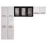 Cozinha de Aço Compacta 3 Peças com Vidros 11 Portas Diamante Telasul - 3