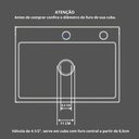 Ver imagem 5 de Valvula Pia Cozinha 4 1/2 Inox 304 com Cesto Removível Ralo