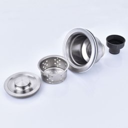 Valvula Pia Cozinha 4 1/2 Inox 304 com Cesto Removível Ralo - 8