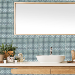 Pastilha Adesiva Vidro Decoração Banheiro Cozinha Espelho Qd - 2