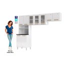 Ver imagem 5 de Cozinha de Aço Compacta Modulada 3 Peças 9 Portas Diamante Branco
