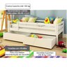 Cama Infantil Prime com 2 Gavetões e Grade De Proteção Madeira Maciça Casatema MadeiraOriginals - 2