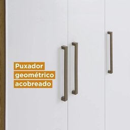 Guarda Roupa Casal Modulado 6 Peças com Ponte Cabeceira e 2 Mesas de Apoio Sauá YesCasa - 10 Guarda Roupa Casal Modulado 6 Peças com Ponte Cabeceira e 2 Mesas de Apoio Sauá YesCasa - 10