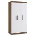 Ver imagem 6 de Guarda Roupa Casal Modulado 6 Peças com Ponte Cabeceira e 2 Mesas de Apoio Sauá YesCasa