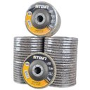 Ver imagem 4 de 50 Peças Disco Flap Curvo 4.1/2 115mm Metais Ferrosos Grão 50 Stein