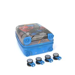 Mala Escolar / Viagem Infantil Homem Aranha C/ Cadeado Tam P bordo - MF10381AG MARVEL Azul - 4