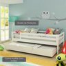 Cama Infantil Prime c/ Cama Auxiliar/Gavetão e Grade de Proteção Casatema MadeiraOriginals - 3