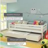 Cama Infantil Prime c/ Cama Auxiliar/Gavetão e Grade de Proteção Casatema MadeiraOriginals - 2