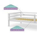 Ver imagem 3 de Cama Solteiro Infantil Grade Madeira Maciça Meninas Casatema MadeiraOriginals