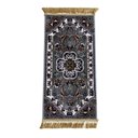 Ver imagem 1 de Tapete Persa Royal Cinza 50x85cm Fio Acetinado - Ideal para Quarto e Sala