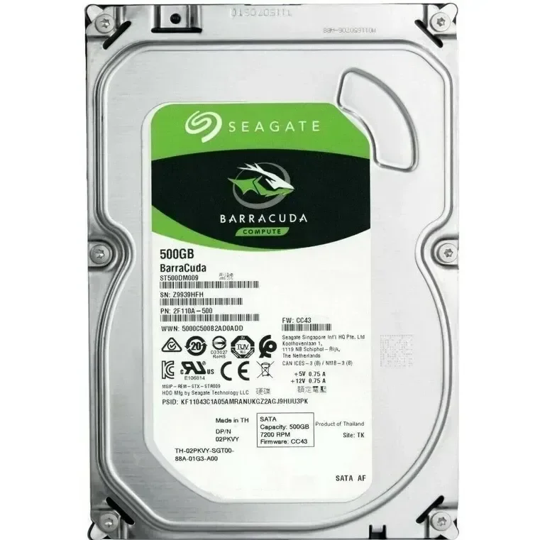 Ver imagem 1 de Gravador Hd Interno 500gb Seagate Barracuda Computador Dvr