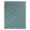 Ver imagem 1 de Tapete Sala Moderno Geometrico Azulejo 150X200 Cm Azul Claro